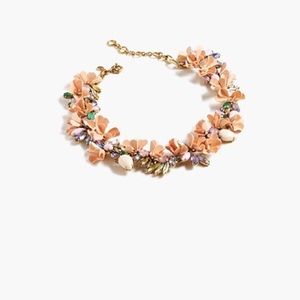Mardi Gras / 3D Flower Necklace